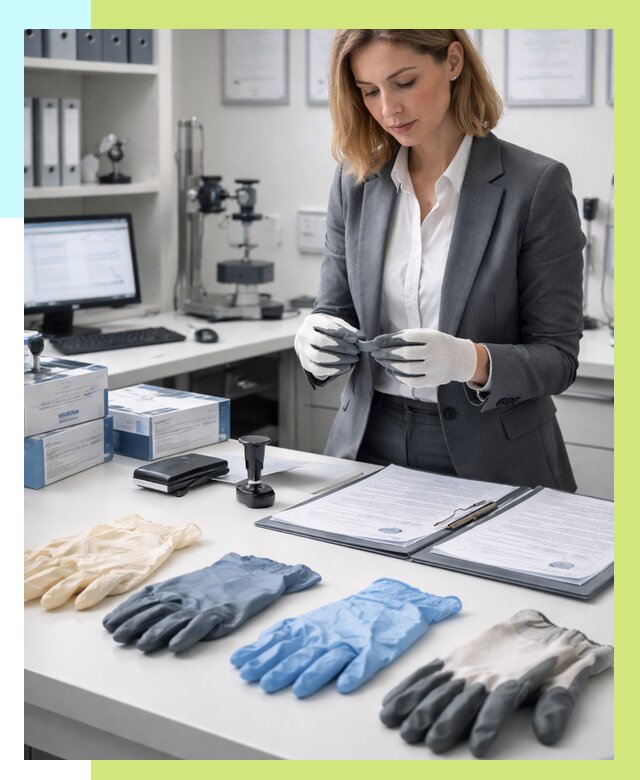 Сертификация перчаток в Владимире от 8819 р. | Алешин-Вдм