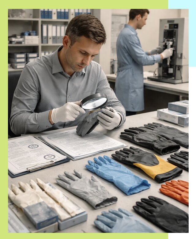 Сертификация перчаток и средств защиты продукции в Владимире