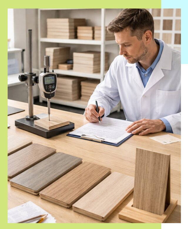 Сертификация ламината с испытаниями и оформлением документов в Владимире