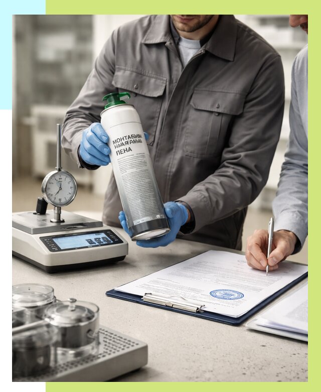 Сертификация монтажной пены в Владимире от 15563 р. | Алешин-Вдм