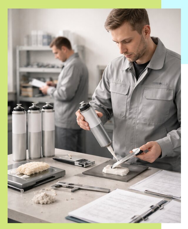 Сертификация монтажной пены и соответствие стандартам в Владимире