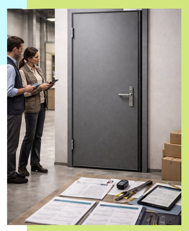 Сертификация противопожарных дверей в Владимире от 9338 р. | Алешин-Вдм