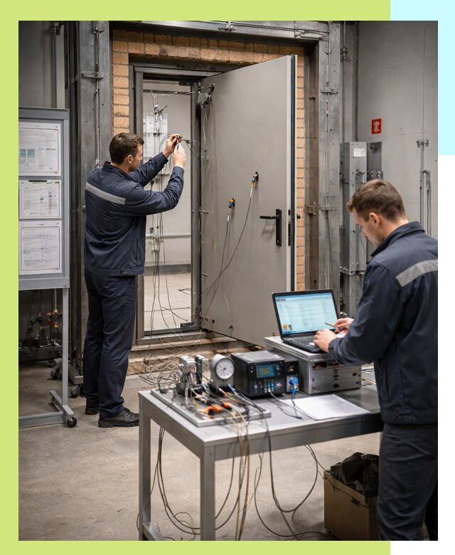 Сертификация противопожарных дверей в Владимире по ГОСТ и ТР