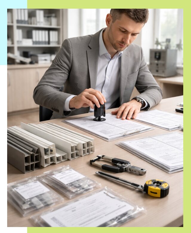 Сертификация ПВХ продукции в Владимире от 8819 р., Алешин-Вдм