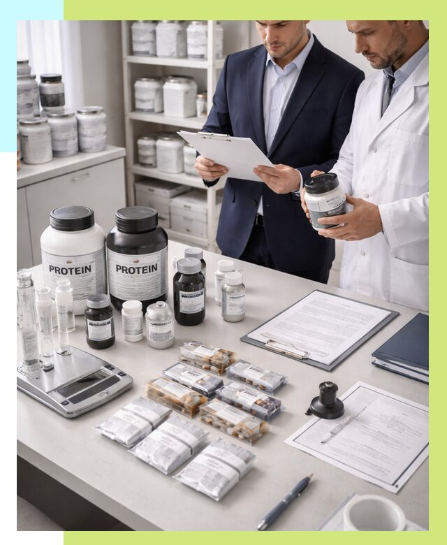 Сертификация спортивного питания в Владимире от 15563 р., Алешин-Вдм