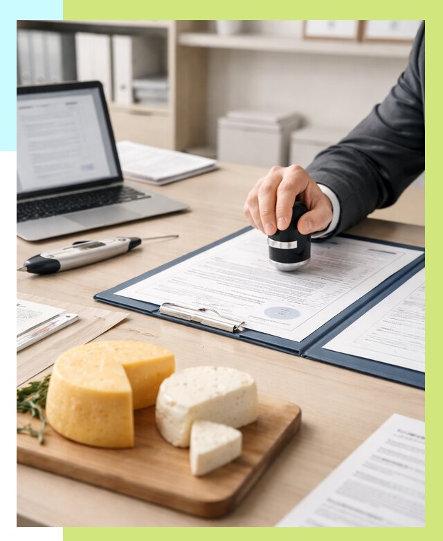 Сертификация сыров в Владимире от 15563 р | Сертификат на сыр Алешин-Вдм