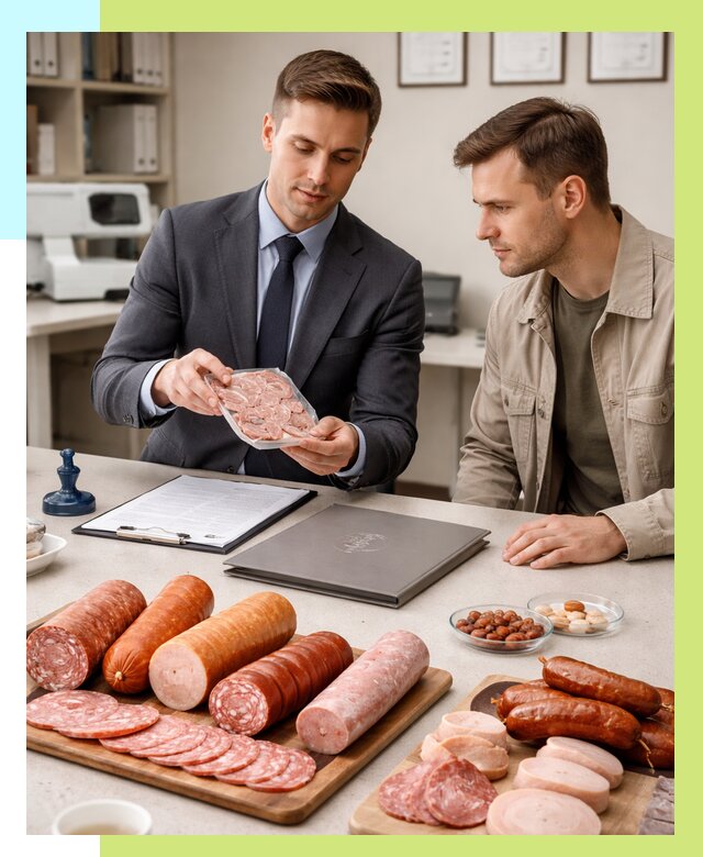 Сертификация колбасных изделий в Владимире от 7781 р. | Алешин-Вдм