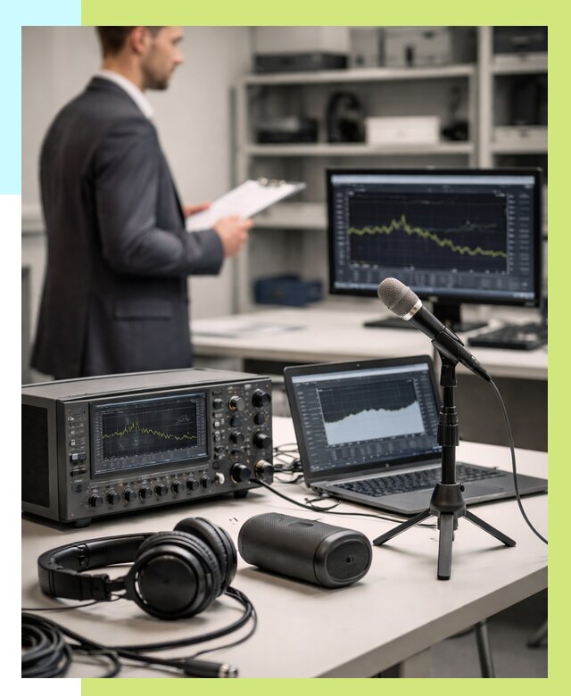 Сертификация аудиотехники в Владимире от 15563 р., Алешин-Вдм