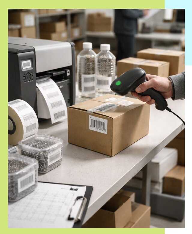 Штрихкодирование продукции и маркировка для продажи в Владимире