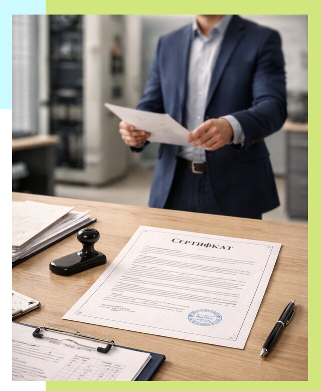 Сертификат на оборудование в Владимире от 15563 р. | Алешин-Вдм