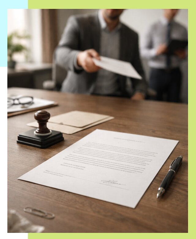 Отказное письмо по сертификации в Владимире от 3631 р. | Алешин-Вдм