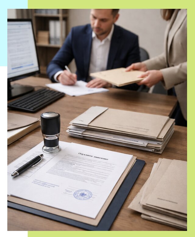 Отказное письмо для таможни в Владимире от 3113 р, Алешин-Вдм