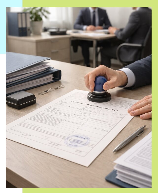 Сертификат происхождения СТ 1 в Владимире от 4669 р. | Алешин-Вдм