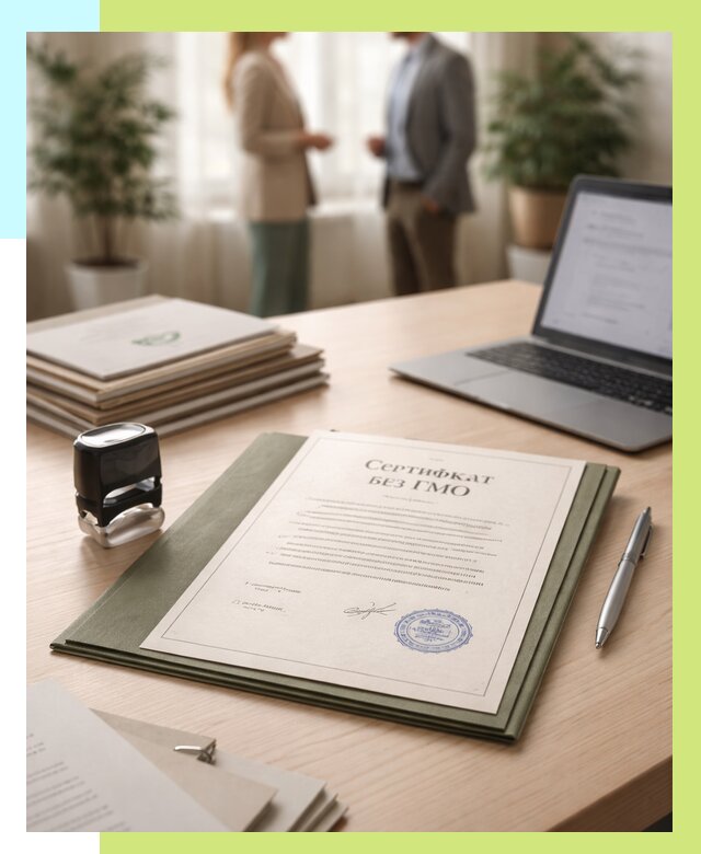 Сертификат без ГМО в Владимире от 7781 р. оформить срочно Алешин-Вдм