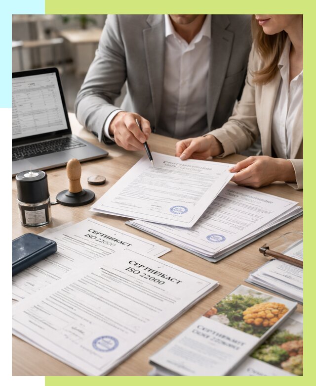 Сертификат ISO 22000 в Владимире от 41500 р. под ключ | Алешин-Вдм