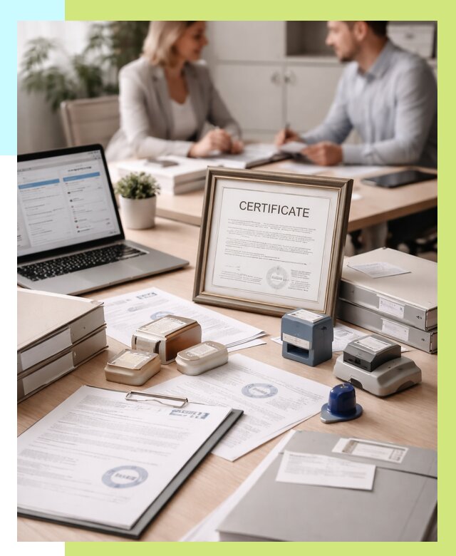 Сертификация компании в Владимире от 46688 р. | Алешин-Вдм — заказ